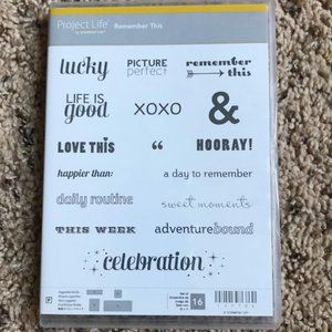 Stampin Up Remember This Stamp Set